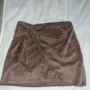 Altar’d State Suede Side Knot Skirt